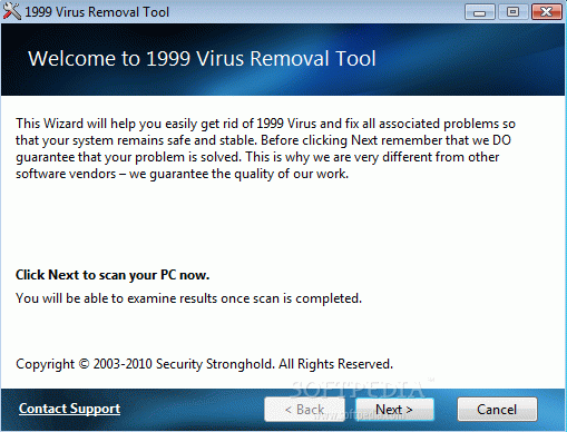 1999 Virus Removal Tool Crack + Activator