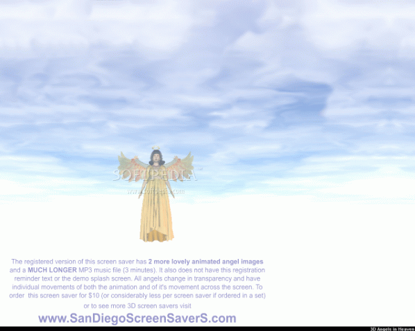 3D Angels in Heaven Screensaver Crack + Serial Number (Updated)