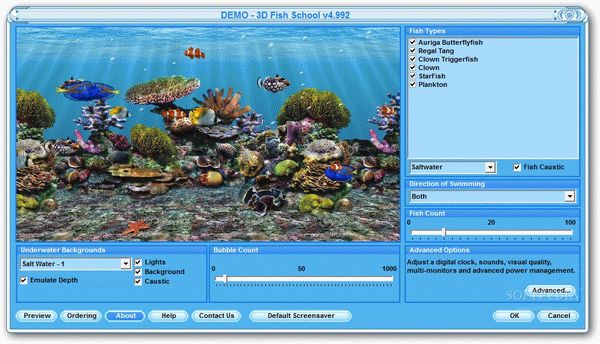 3D Fish School Screensaver Crack With License Key Latest 2024