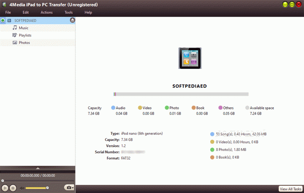 4Media iPad to PC Transfer Crack & Serial Key