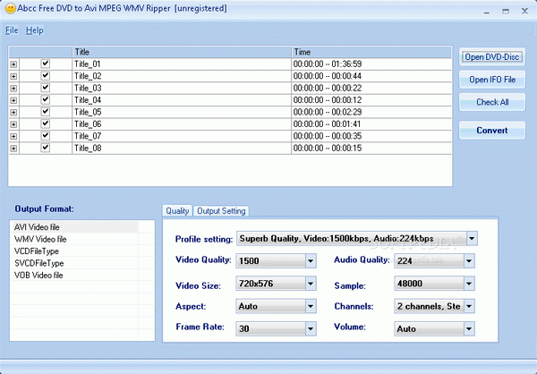 Abcc Free DVD to AVI MPEG WMV Ripper Crack + Serial Number