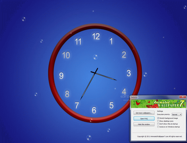 Abstract Clock Animated Wallpaper Crack + License Key