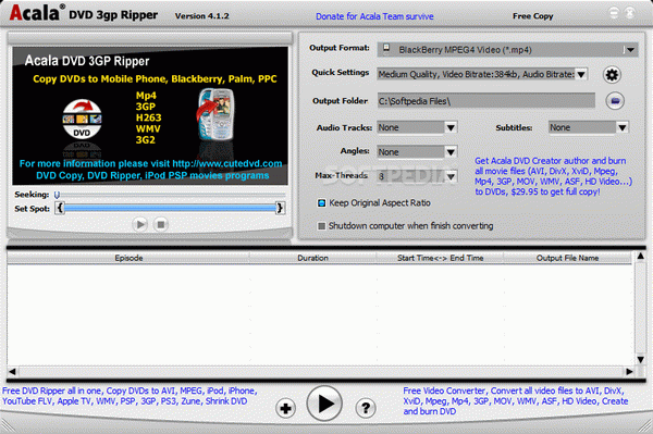 Acala DVD 3GP Ripper Crack With Activator Latest 2024