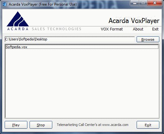 Acarda VoxPlayer Crack + Activation Code Updated