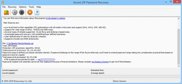 Accent ZIP Password Recovery Crack With Activation Code