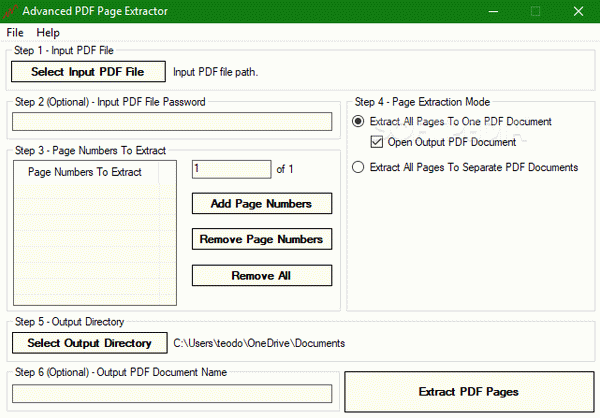 Advanced PDF Page Extractor Crack Plus Serial Key