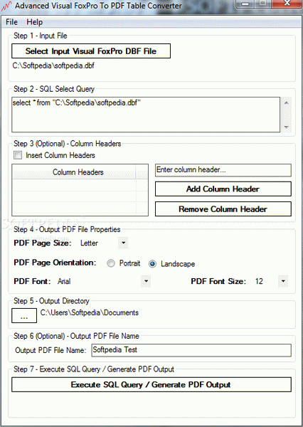 Advanced Visual FoxPro To PDF Table Converter Crack Plus Keygen