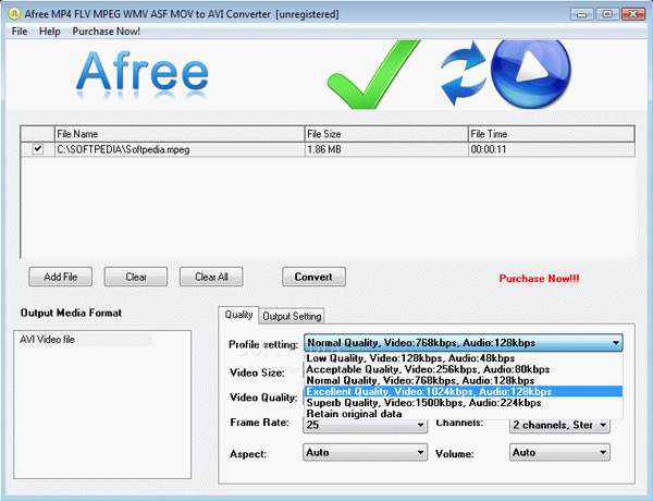 Afree MP4 FLV MPEG WMV ASF MOV to AVI Converter Crack With Activation Code Latest