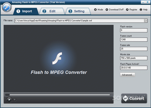 Amazing Flash to MPEG Converter Crack & License Key