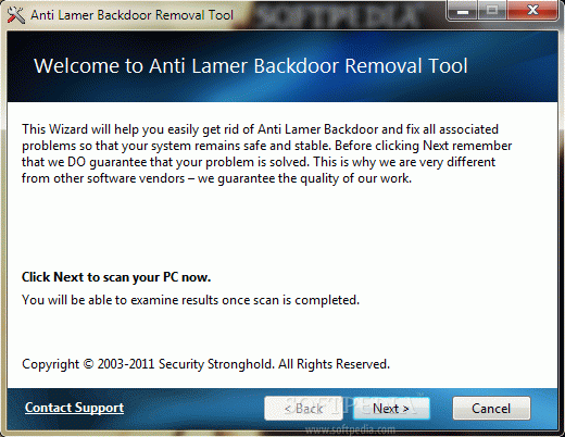 Anti Lamer Backdoor Removal Tool Crack + Keygen Download 2024