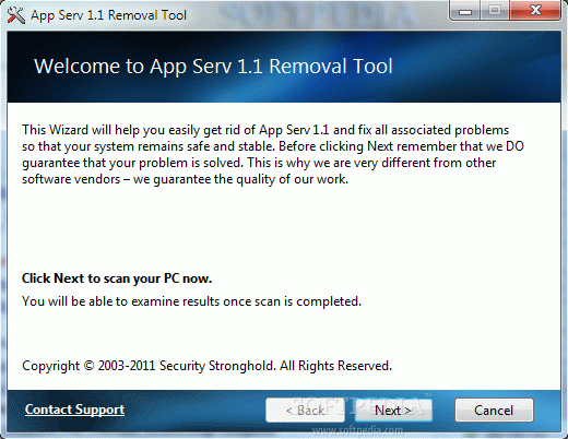 App Serv 1.1 Removal Tool Crack Plus Serial Number