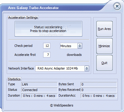 Ares Galaxy Turbo Accelerator Crack + Activator Updated