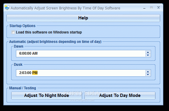 Automatically Adjust Screen Brightness By Time Of Day Software Crack Plus Keygen
