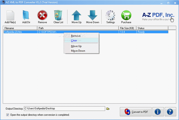 AZ XML to PDF Converter Crack With Serial Number 2024