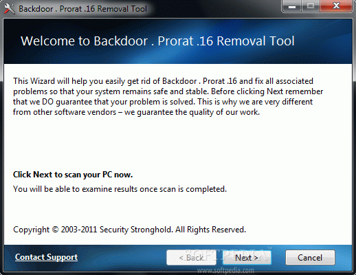 Backdoor . Prorat .16 Removal Tool Crack + Activation Code (Updated)
