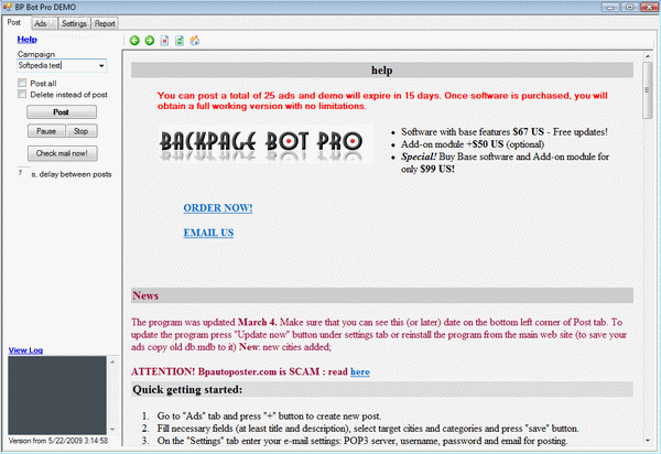 Backpage Bot Pro Crack + Activation Code Updated