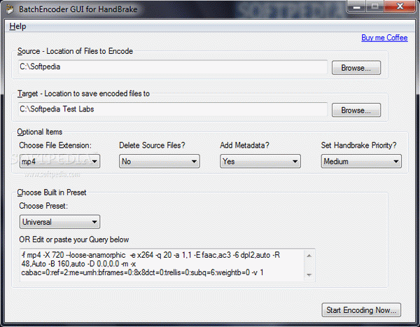 BatchEncoder GUI for HandBrake Crack + Activator Download 2022