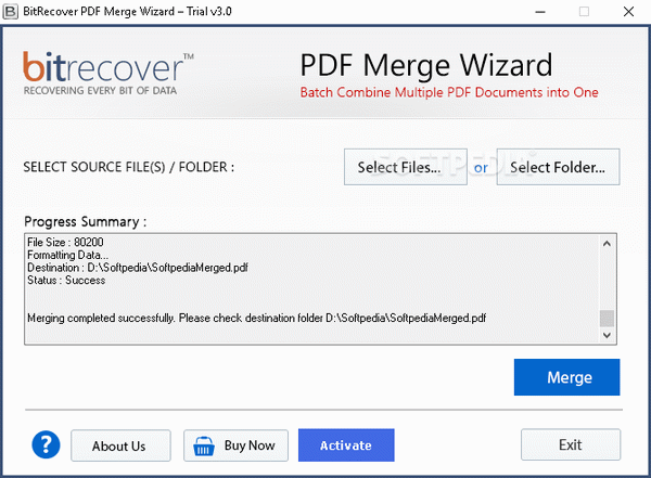 BitRecover PDF Merge Wizard Crack + Serial Key Download