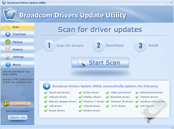 Broadcom Drivers Update Utility Crack Plus Serial Key