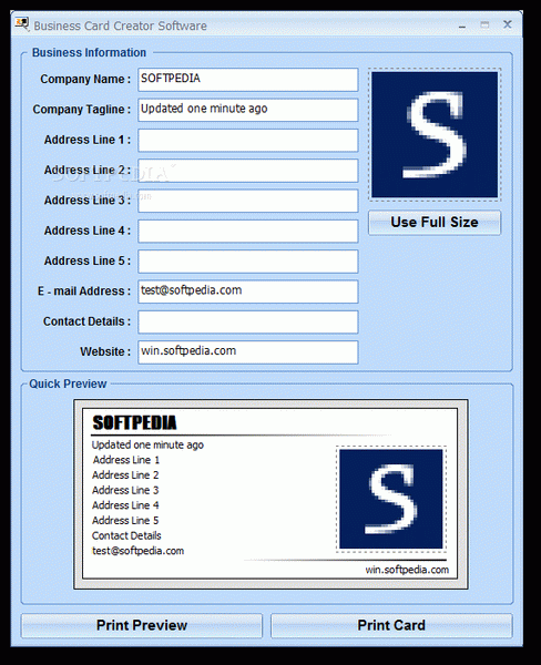 Business Card Creator Software Crack + Serial Key Download