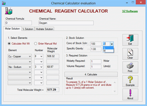 Chemical Reagent Calculator Crack Plus Keygen