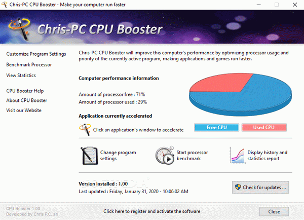 Chris-PC CPU Booster Crack & Activator