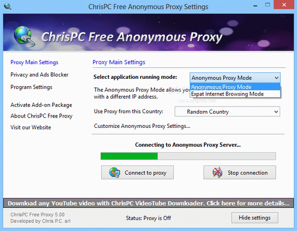 ChrisPC Free Anonymous Proxy Crack With Activation Code Latest