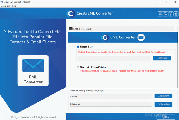 Cigati EML Converter Tool Crack With Serial Number 2024