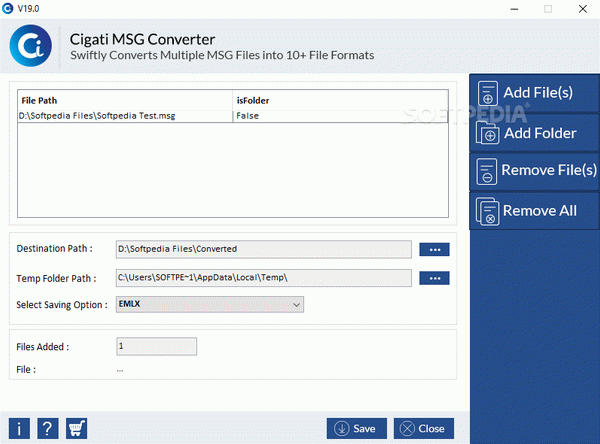 Cigati MSG Converter Crack + Serial Key Download 2023