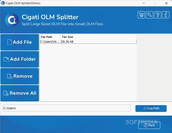 Cigati OLM Splitter Tool Crack + Activator Updated