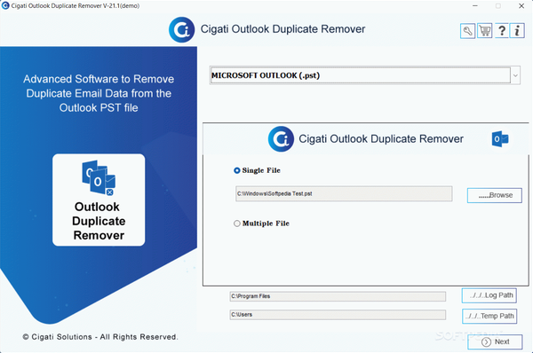 Cigati Outlook Duplicate Remover Crack + Serial Key Updated