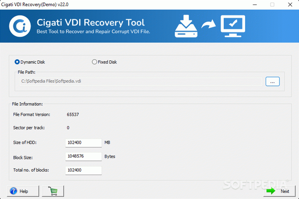 Cigati VDI Recovery Tool Crack + Serial Key