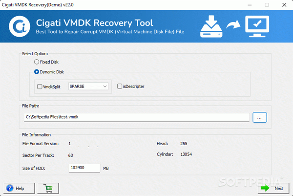 Cigati VMDK Recovery Tool Crack & Serial Key