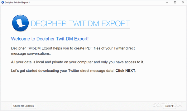 Decipher Twit-DM Export Crack With Serial Number 2024
