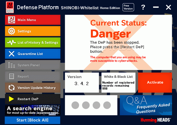 Defense Platform SHINOBI Crack With Serial Key Latest