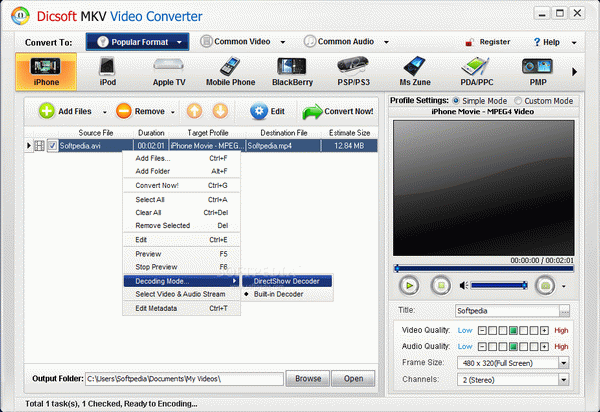 Dicsoft MKV Video Converter Crack + License Key Download