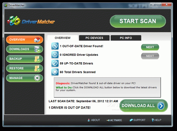 DriverMatcher Crack + Serial Number Updated