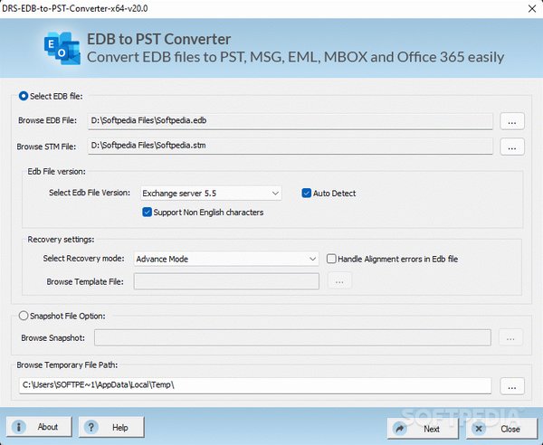 DRS EDB to PST Converter Crack With Serial Key Latest 2024