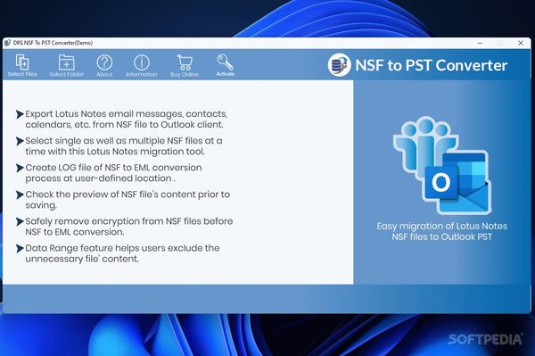 DRS NSF to PST Converter Crack With Keygen Latest