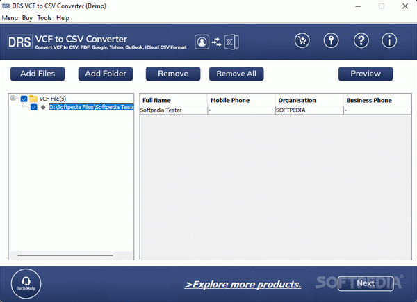 DRS VCF to CSV Converter Crack + Activation Code Download