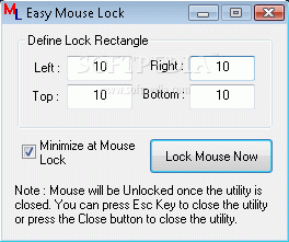 Easy Mouse Lock Crack + Serial Number