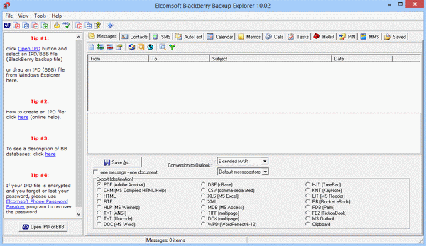 Elcomsoft Blackberry Backup Explorer Crack + Serial Key (Updated)