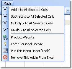Excel Add, Subtract, Multiply, Divide All Cells Software Crack With Serial Number