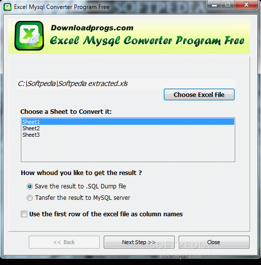 Excel Mysql Converter Program Free Crack With Serial Number 2021