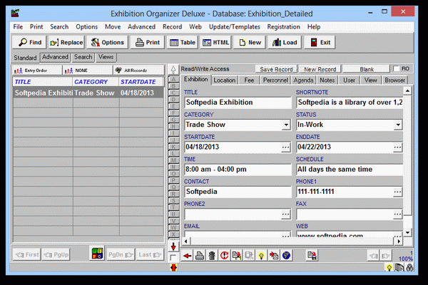 Exhibition Organizer Deluxe Crack + Keygen Download 2024