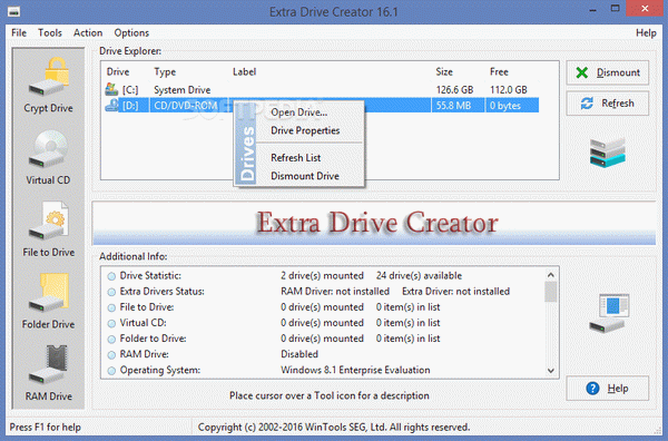 Extra Drive Creator Professional Crack + Serial Number Download 2024