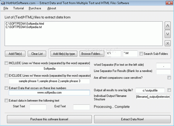 Extract Data and Text from Multiple Text and HTML Files Software Crack + Serial Number Updated