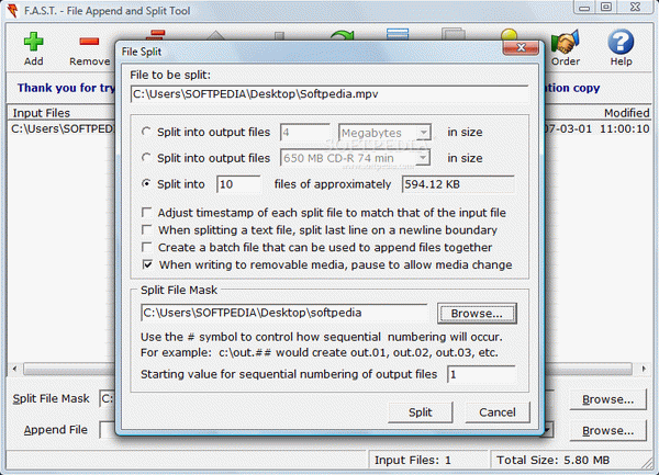File Append and Split Tool Crack + Activator