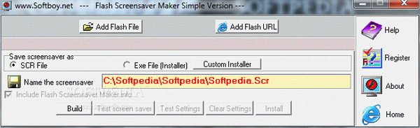 Flash Screensaver Maker Simple Version Crack Plus License Key