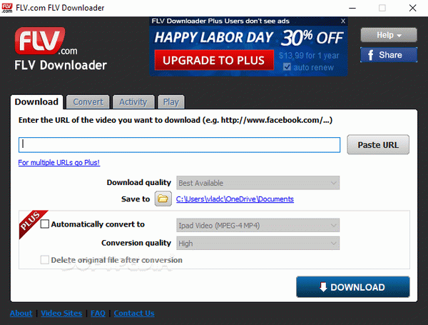 FLV.com FLV Downloader Crack & Serial Number